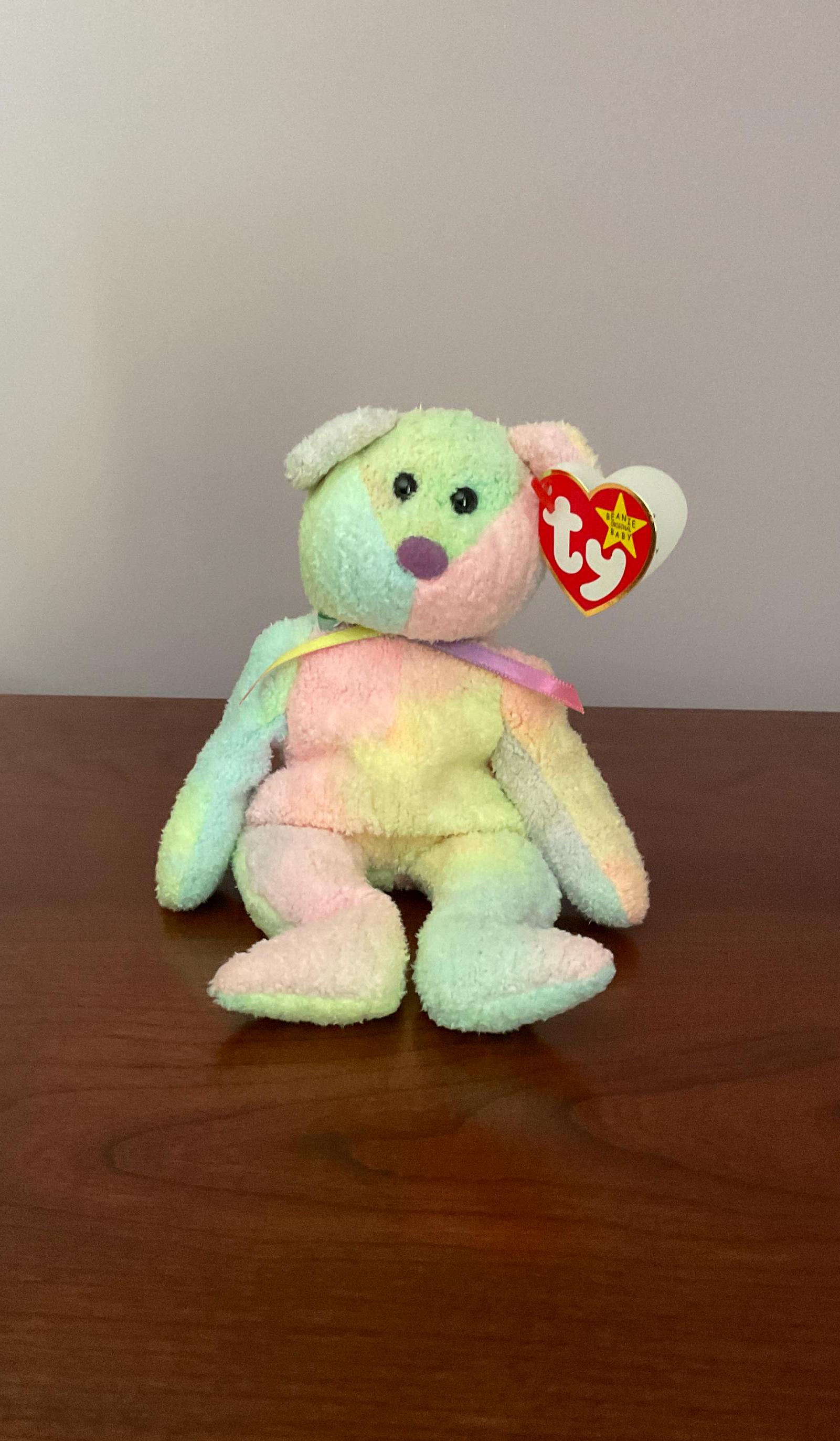 Ty Beanie Babies Groovy Bear 1999 Etsy Canada