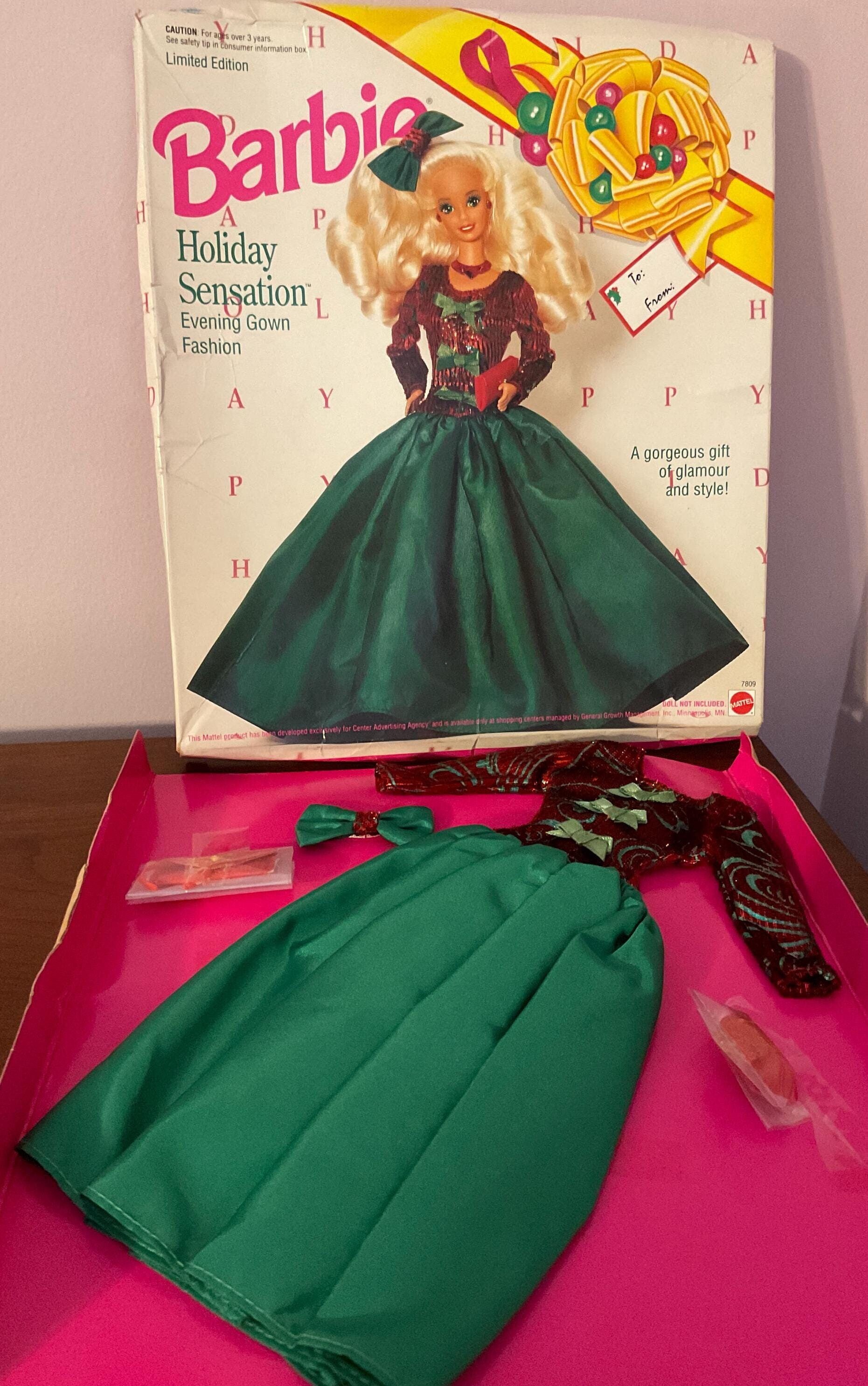 Barbie Holiday Sensation Evening Gown Fashion 1992 Etsy
