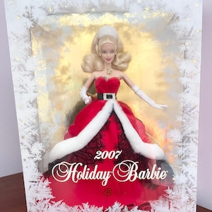 2007 Holiday Barbie - Etsy