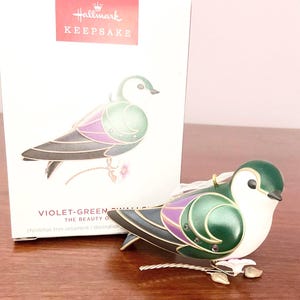 Hallmark Violet-Green Swallow Beauty of Birds 2024