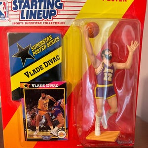 Startaufstellung Vlade Divic Lakers 1992 Actionfigur