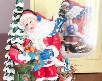ヴィンテージサンタのドアデコレーション、ヴィンテージサンタ、重厚な