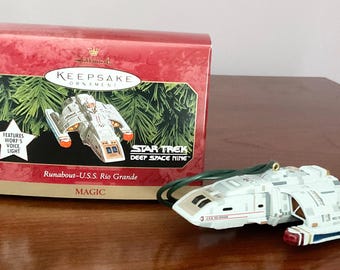 Hallmark Star Trek Runabout U.S.S. Rio Grande Ton und Licht