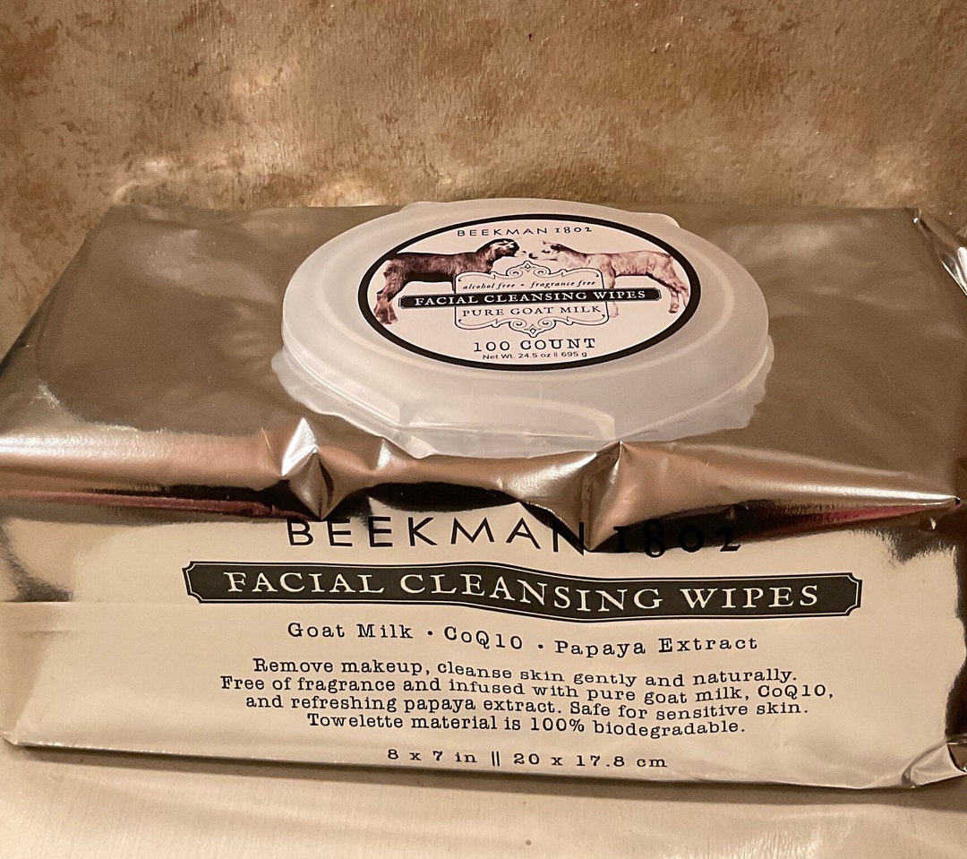 Beekman 1802 Goat Milk Facial Cleansing Wipes 100 Count Etsy