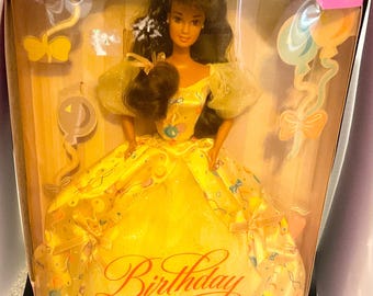 Barbie Birthday Doll, Vintage 1996, Matell # 15998, Ages 4