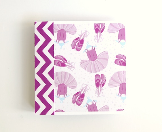 Dancing ballerina theme baby shower gift Ballet dancer birthday party photobook Ballerina baby 5x5 photo album Instax square polaroid