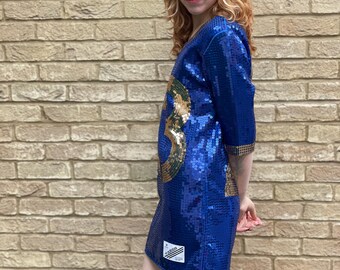 green emerald velvet dress Vestido adidas Originals Sequins para mujer