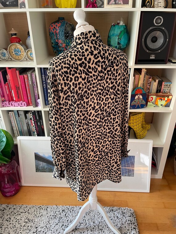 トップス 90s vintage archive leopard long shirt 80s 90s Vintage Long Leopard Shirt Blouse - Etsy