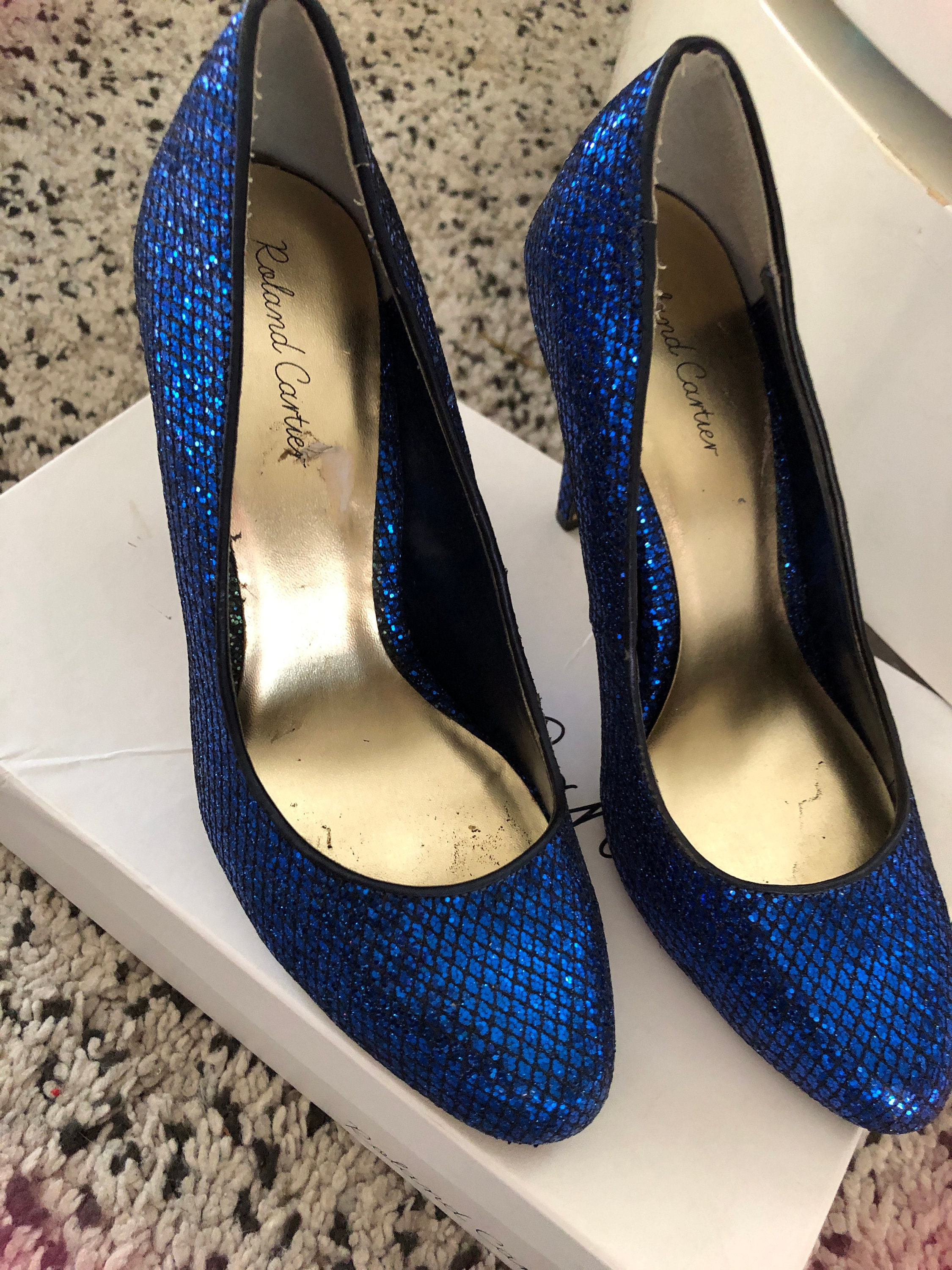 Roland cartier blue shoes on sale