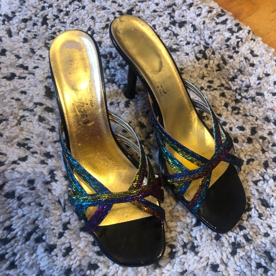 Holographic mules sale