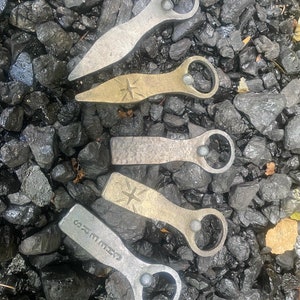 Hand Forged Bottle Opener with decoration