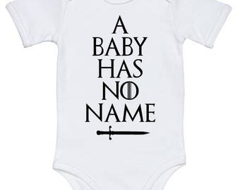 a girl has no name onesie