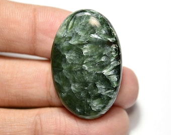 Seraphinite Cabochon...Oval Cabochon...41x24x5 mm..46 Cts ..#G704