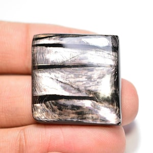 Cabochão de hiperstênio...Cabochão de almofada...26x25x5mm..50Cts...#H3959