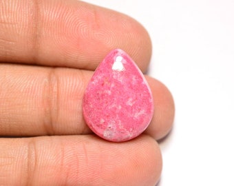 Thulite Cabochon...Pear Cabochon...20x15x5 mm...13 Cts...A#L4707