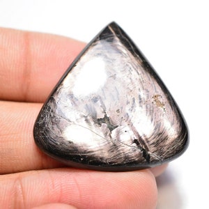 Cabochon Hypersthène... Cabochon poire...34x33x5mm..51Cts...#H3951
