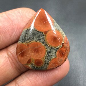 Peanut Obsidian Cabochon...Pear Cabochon...29x25x5 mm...24 Cts...A#M7957