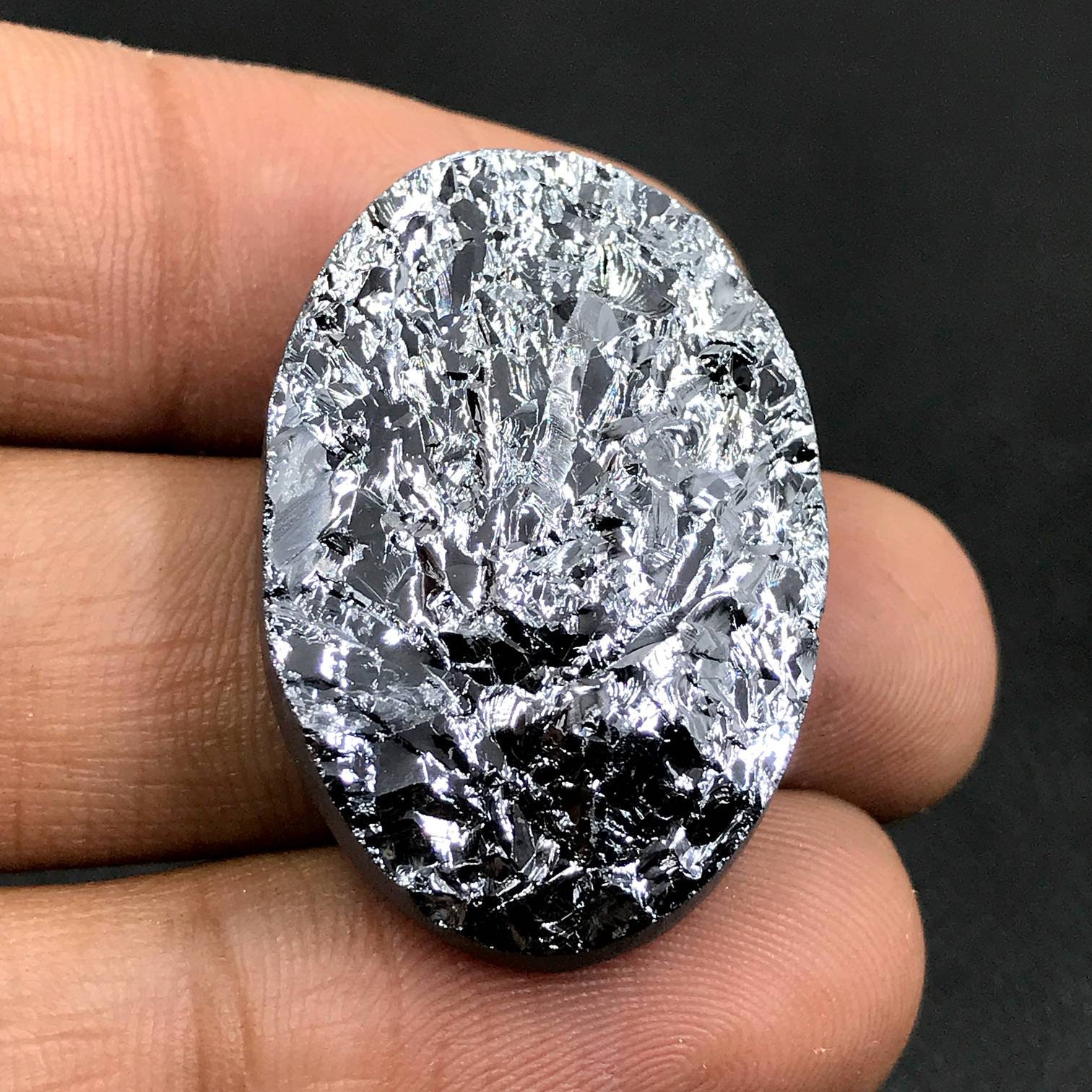 Terahertz Stone Cabochon.. Silicon Elite Shungite Cabochon