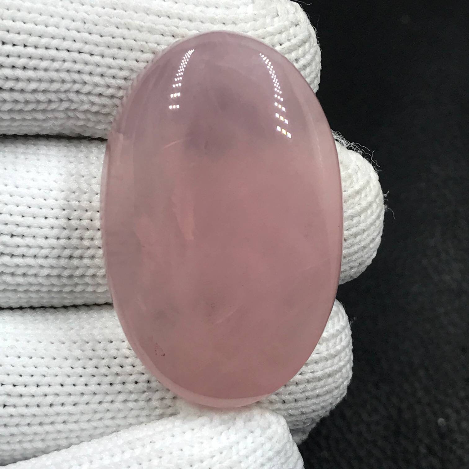 Rose Quartz Cabochonoval Cabochon40x26x9 Mm83 Ctsa