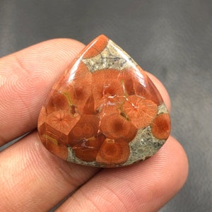 Peanut Obsidian Cabochon...Pear Cabochon...26x26x6 mm...31 Cts...A#M7956