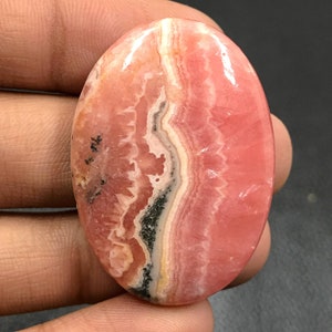 Rhodochrosite Cabochon...Oval Cabochon...40x29x7 mm...98 Cts...A#K5596