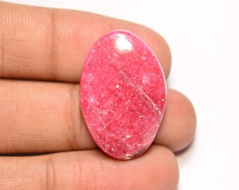 Thulite Cabochon...Oval Cabochon...28x19x6 mm...31 Cts...A#L4687
