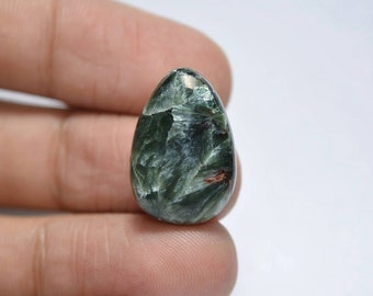 Seraphinit-Cabochon... Freiform-Cabochon... 21x14x4 mm.. 9 Cts..#F444