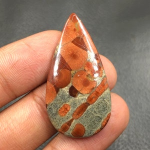 Peanut Obsidian Cabochon...Pear Cabochon...39x20x5 mm...30 Cts...A#M7950
