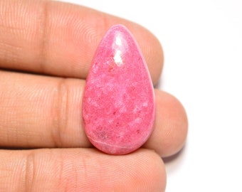 Thulite Cabochon...Pear Cabochon...27x15x6 mm...21 Cts...A#L4699