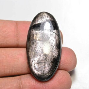 Cabochão de hiperstênio...Cabochão oval...39x20x6mm...51Cts...#i6864
