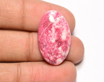 Thulite Cabochon...Oval Cabochon...26x16x6 mm...23 Cts...A#L4689