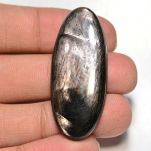 Cabochão de hiperstênio...Cabochão oval...43x18x5mm...48Cts....#i6859