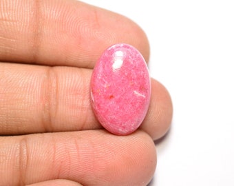 Thulite Cabochon...Oval Cabochon...19x13x5 mm...12 Cts...A#L4696