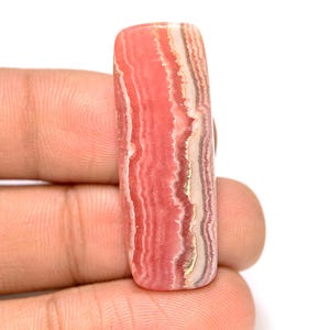 Rhodochrosite Cabochon... Cushion Cabochon...36x19x5 mm...34 Cts...A#N676