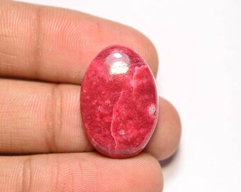 Thulite Cabochon...Oval Cabochon...24x16x6 mm...22 Cts...A#L4694