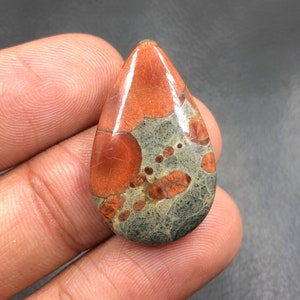 Peanut Obsidian Cabochon...Pear Cabochon...29x18x5 mm...18 Cts...A#M7960