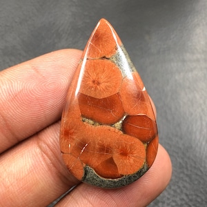 Peanut Obsidian Cabochon...Pear Cabochon...38x22x5 mm...33 Cts...A#M7949