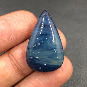 Leland Blue Cabochon... Pear Cabochon...29x18x7 mm...26 Cts...A#N1049