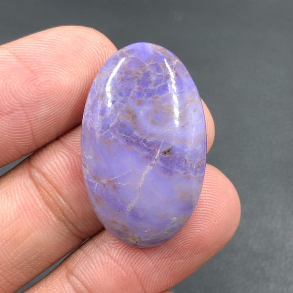Lavender Jade Cabochon Oval Cabochon30x18x6 Mm29