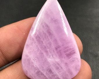 Kunzite Cabochon...Pear Cabochon...39x27x6 mm...54 Cts...A#M4482