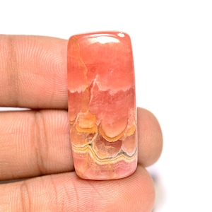 Rhodochrosite Cabochon... Cushion Cabochon...31x15x6 mm...39 Cts...A#N677
