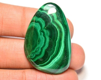 Malachite  Cabochon...Freeform Cabochon...21x22x5 mm...26 Cts...A#k1723