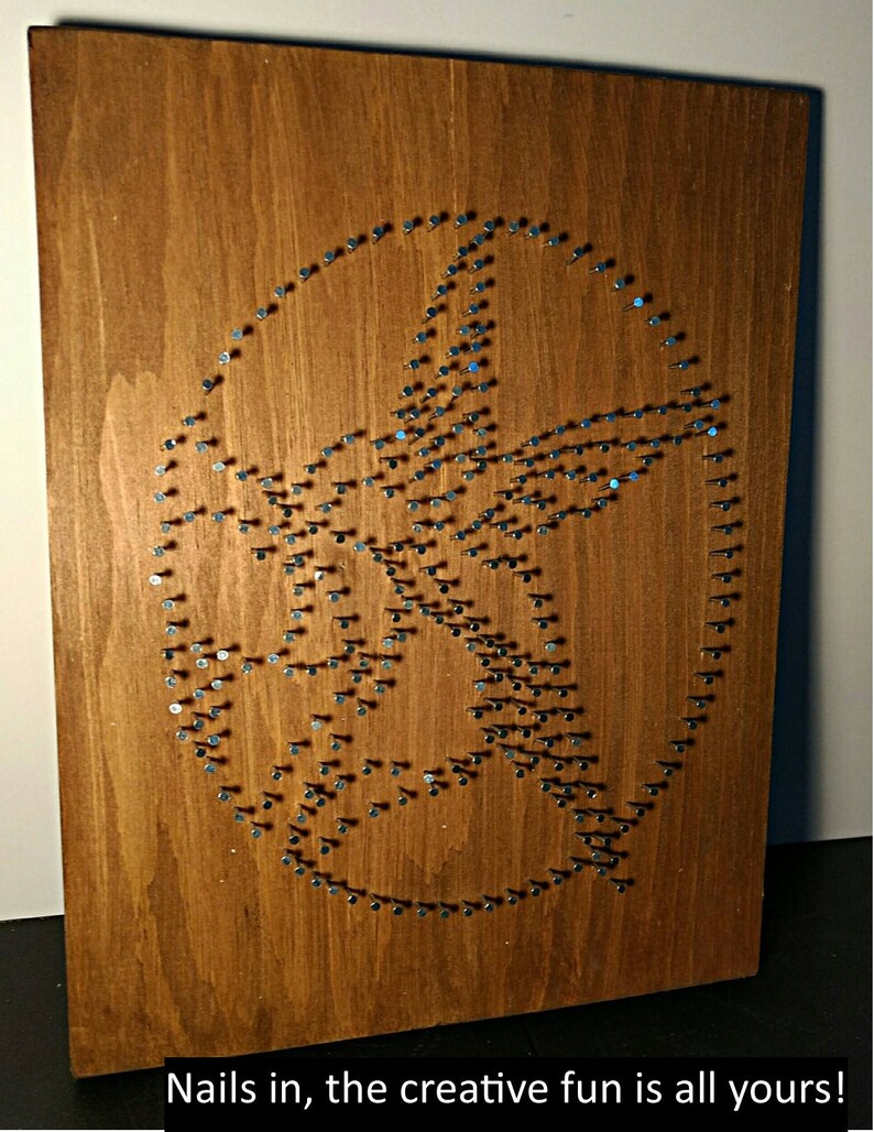 String Art Kit no tools required DIY Hummingbird birthday Etsy