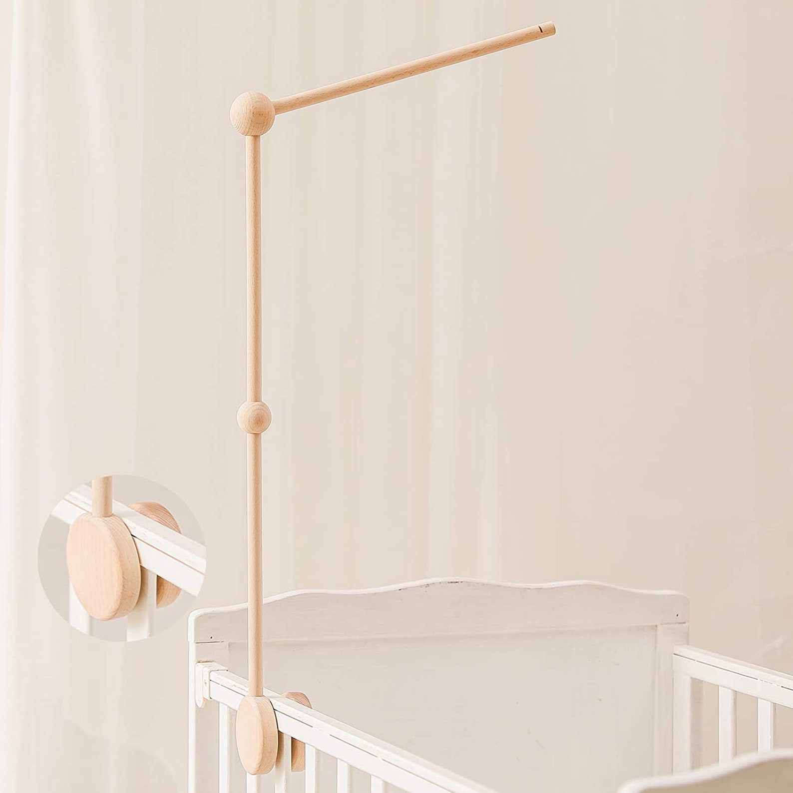 Cot Mobile Hanger Baby Mobile Hanger Crib Wooden Mobile Etsy