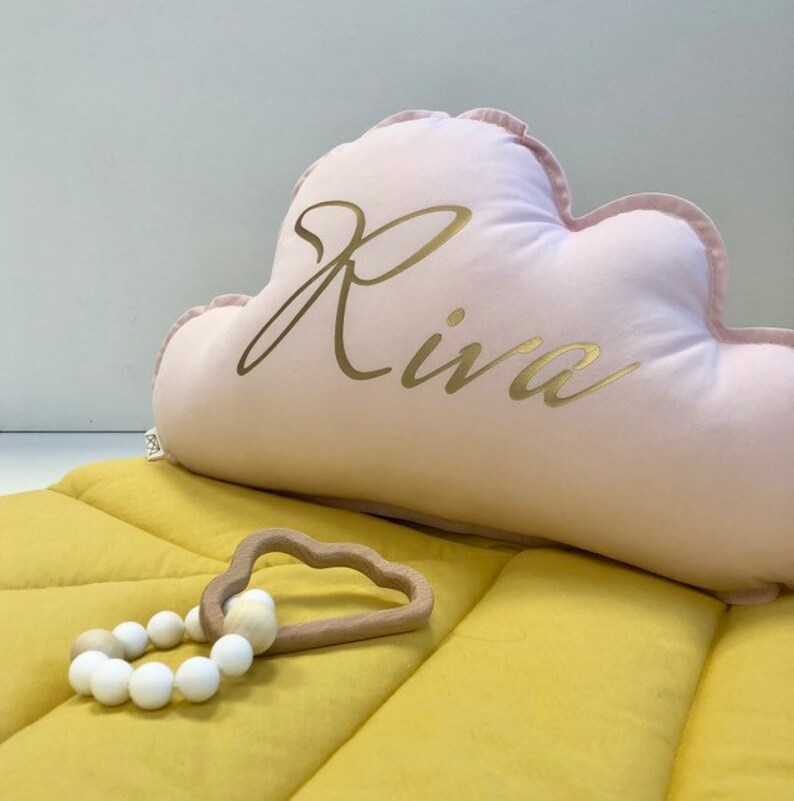 Personalized Cloud Cushion Cloud Pillow Personalized Baby Etsy
