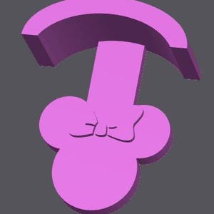 STL file for 3D Printing -- Minnie Inspired Ear Headband Display -- Minnie