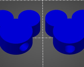 Mickey Straw Topper STL-bestand voor 3D-printen