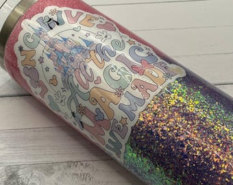 Long Live Taylor Swift + Disney Inspired Glitter Tumbler