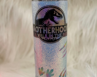 Motherhood Walk in The Park GlitterTumbler