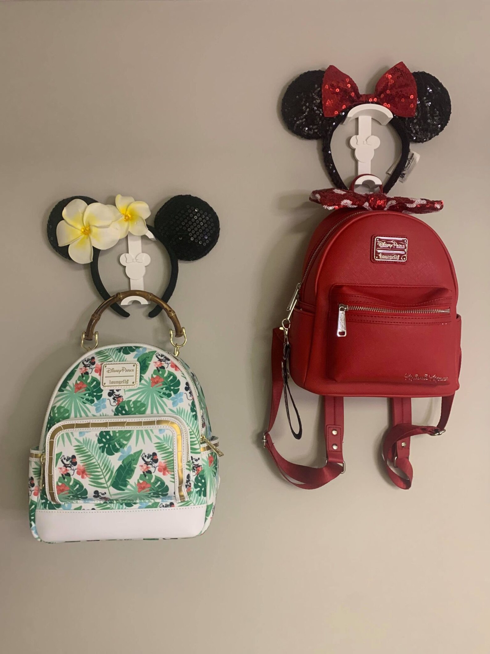 Disney Ear Headband and LoungeFly Backpack Display Etsy